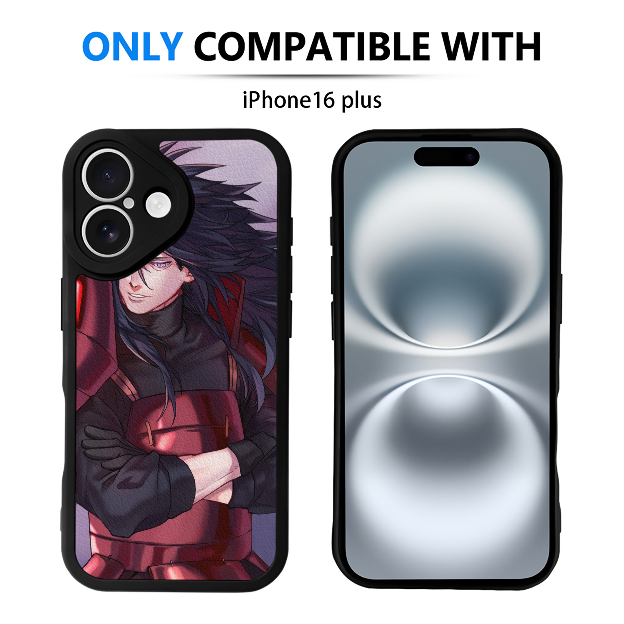 （画像用） NARUTO -ナルト- NARUTO -ナルト- 疾風伝 【iPhone 16シリーズ対応】シリコンスマホケース（レザー調） 材質：シリコン